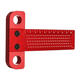 Aluminium Alloy T-100 Hole Positioning Metric Measuring Ruler 100mm Woodworking T-Squares Marking Ruler For Carpenter Aluminium Alloy T-100 Hole Positioning Metric Measuring Ruler 100mm Woodworking T-Squares Marking Ruler For Carpenter