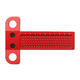 Aluminium Alloy T-100 Hole Positioning Metric Measuring Ruler 100mm Woodworking T-Squares Marking Ruler For Carpenter Aluminium Alloy T-100 Hole Positioning Metric Measuring Ruler 100mm Woodworking T-Squares Marking Ruler For Carpenter