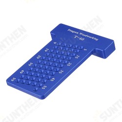 Aluminium Alloy T-60 Hole Positioning Metric Measuring Ruler 60mm Woodworking T-Squares Marking Ruler For Carpenter