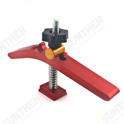 Aluminium Alloy T-track Hold Down Clamp with Wire Spring for 30/45 Type Miter Slot Woodworking Tool Aluminium Alloy T-track Hold Down Clamp with Wire Spring for 30/45 Type Miter Slot Woodworking Tool