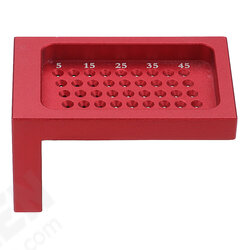 Aluminium Alloy T50 Hole Positioning Metric Measuring Ruler Mini Scriber Woodworking Tool Aluminium Alloy T50 Hole Positioning Metric Measuring Ruler Mini Scriber Woodworking Tool