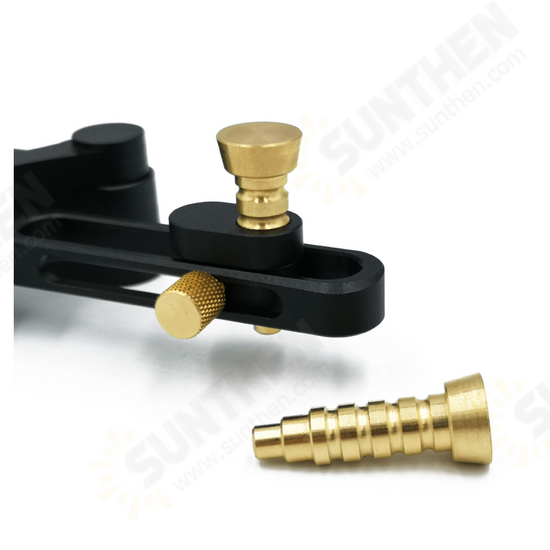 Aluminum Alloy 16-60mm Self Centering Doweling Jig 6/8/10mm Woodworking Hole Puncher Drill Guide Locator Aluminum Alloy 16-60mm Self Centering Doweling Jig 6/8/10mm Woodworking Hole Puncher Drill Guide Locator