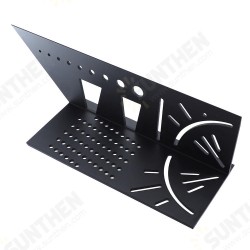 Aluminum Alloy 3D Mitre Angle Measuring Square 45 90 Degree Angle Ruler Punctuation Marking Gauge Framing Angle Protractor Woodworking Tool