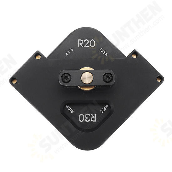 Aluminum Alloy 4 In 1 Router Table Corner Jig Radius Template R15 R20 R25 R30 Woodworking Quick Router Corner Radius Jig Aluminum Alloy 4 In 1 Router Table Corner Jig Radius Template R15 R20 R25 R30 Woodworking Quick Router Corner Radius Jig
