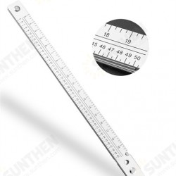 Aluminum Alloy 45 Degree Metric and Imperial Triangle Ruler Multifunctional Foldable Wood Angle Ruler For Woodworking