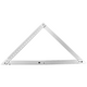 Aluminum Alloy 45 Degree Metric and Imperial Triangle Ruler Multifunctional Foldable Wood Angle Ruler For Woodworking Aluminum Alloy 45 Degree Metric and Imperial Triangle Ruler Multifunctional Foldable Wood Angle Ruler For Woodworking