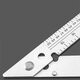 Aluminum Alloy 45 Degree Metric and Imperial Triangle Ruler Multifunctional Foldable Wood Angle Ruler For Woodworking Aluminum Alloy 45 Degree Metric and Imperial Triangle Ruler Multifunctional Foldable Wood Angle Ruler For Woodworking