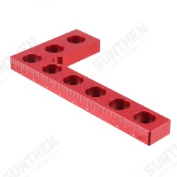 Aluminum Alloy 90 Degree Woodworking Precision Square Metric Imperial Type Right Angle Ruler Height Measuring Ruler Scribing Marking Gauge