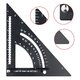 Aluminum Alloy Angle Ruler Measuring Tool Thicken Measuring Ruler Miter Carpenter Square for Woodworking Aluminum Alloy Angle Ruler Measuring Tool Thicken Measuring Ruler Miter Carpenter Square for Woodworking