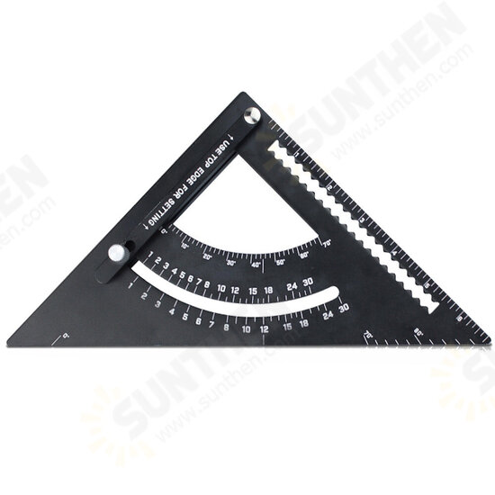 Aluminum Alloy Angle Ruler Measuring Tool Thicken Measuring Ruler Miter Carpenter Square for Woodworking Aluminum Alloy Angle Ruler Measuring Tool Thicken Measuring Ruler Miter Carpenter Square for Woodworking