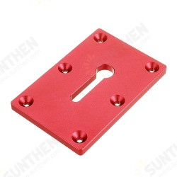 Aluminum Alloy Bench Clamp Plate Clamping Accessories Insert Plate for Kreg Bench Clamp Woodworking Tool