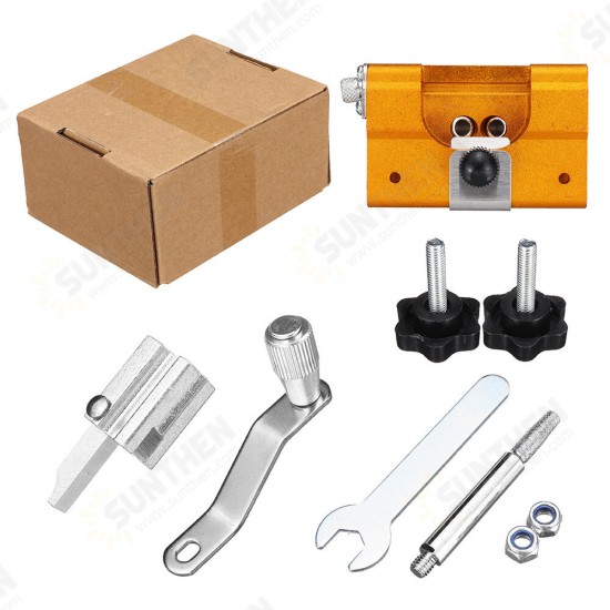 Aluminum Alloy Chainsaw Chain Sharpening Jig Hand-operated Chain Sharpener Portable Household Chain Sharpener Aluminum Alloy Chainsaw Chain Sharpening Jig Hand-operated Chain Sharpener Portable Household Chain Sharpener