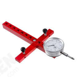Aluminum Alloy Dial indicator Gauge Table Saws Metric or Imperial For Aligning and Calibrating Machinery Dial indicator Aluminum Alloy Dial indicator Gauge Table Saws Metric or Imperial For Aligning and Calibrating Machinery Dial indicator