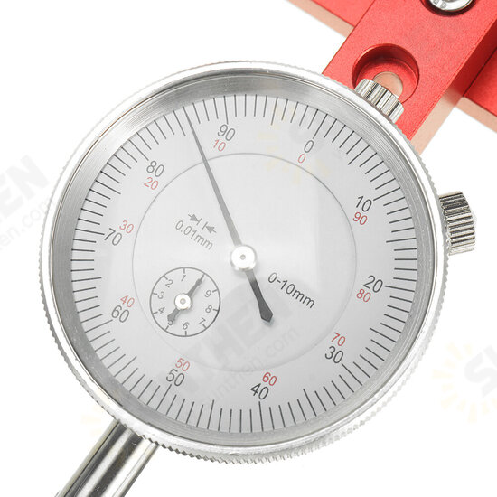 Aluminum Alloy Dial indicator Gauge Table Saws Metric or Imperial For Aligning and Calibrating Machinery Dial indicator Aluminum Alloy Dial indicator Gauge Table Saws Metric or Imperial For Aligning and Calibrating Machinery Dial indicator