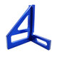 Aluminum Alloy Multifunctional Woodworking Ruler Square Layout Miter Triangle Ruler 45 90 Degree Metric Gauge Measure Tools Aluminum Alloy Multifunctional Woodworking Ruler Square Layout Miter Triangle Ruler 45 90 Degree Metric Gauge Measure Tools