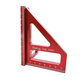 Aluminum Alloy Multifunctional Woodworking Ruler Square Layout Miter Triangle Ruler 45 90 Degree Metric Gauge Measure Tools Aluminum Alloy Multifunctional Woodworking Ruler Square Layout Miter Triangle Ruler 45 90 Degree Metric Gauge Measure Tools