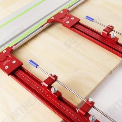 Aluminum Alloy Parallel Guide System for Repeatable Cuts for Track Saw Rail Fit for Festool Woodworking Tools