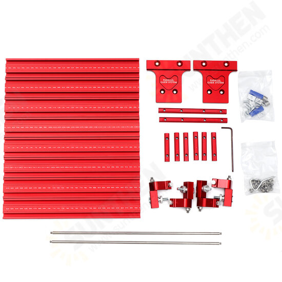 Aluminum Alloy Parallel Guide System for Repeatable Cuts for Track Saw Rail Fit for Festool Woodworking Tools Aluminum Alloy Parallel Guide System for Repeatable Cuts for Track Saw Rail Fit for Festool Woodworking Tools