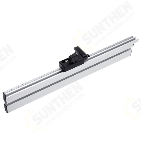 Aluminum Alloy Table Saw Miter Gauge Fence with Track Stop for Miter Gauge Table Saw Router Table Jig Saw Woodworking Tool Aluminum Alloy Table Saw Miter Gauge Fence with Track Stop for Miter Gauge Table Saw Router Table Jig Saw Woodworking Tool