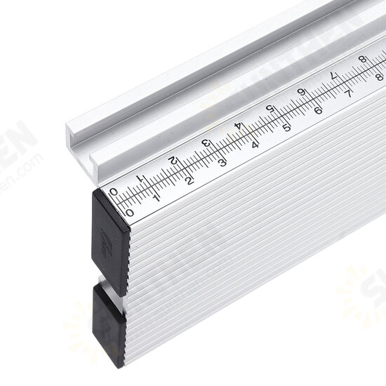 Aluminum Alloy Table Saw Miter Gauge Fence with Track Stop for Miter Gauge Table Saw Router Table Jig Saw Woodworking Tool Aluminum Alloy Table Saw Miter Gauge Fence with Track Stop for Miter Gauge Table Saw Router Table Jig Saw Woodworking Tool