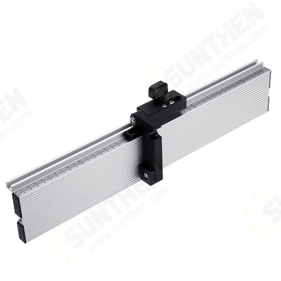 Aluminum Alloy Table Saw Miter Gauge Fence with Track Stop for Miter Gauge Table Saw Router Table Jig Saw Woodworking Tool Aluminum Alloy Table Saw Miter Gauge Fence with Track Stop for Miter Gauge Table Saw Router Table Jig Saw Woodworking Tool