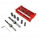 Aluminum Alloy Woodworking Dowel Jig Pocket Hole Jig Drilling Wood Dowel Punch Locator Aluminum Alloy Woodworking Dowel Jig Pocket Hole Jig Drilling Wood Dowel Punch Locator