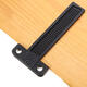Black Aluminium Alloy T-160 Hole Positioning Measuring Ruler 160mm Metric T Ruler Woodworking Precision Crossed Marking Scriber Black Aluminium Alloy T-160 Hole Positioning Measuring Ruler 160mm Metric T Ruler Woodworking Precision Crossed Marking Scriber