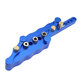 Blue 6/8/10mm Self Centering Doweling Jig Set Aluminum Alloy Hole Punch Locator Dowel Jig Drill Guide Center Line Scribing Woodworking Set Blue 6/8/10mm Self Centering Doweling Jig Set Aluminum Alloy Hole Punch Locator Dowel Jig Drill Guide Center Line Scribing Woodworking Set