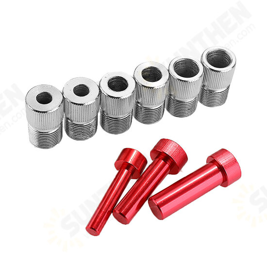 Blue 6/8/10mm Self Centering Doweling Jig Set Aluminum Alloy Hole Punch Locator Dowel Jig Drill Guide Center Line Scribing Woodworking Set Blue 6/8/10mm Self Centering Doweling Jig Set Aluminum Alloy Hole Punch Locator Dowel Jig Drill Guide Center Line Scribing Woodworking Set