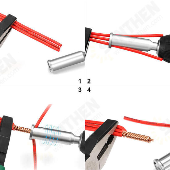 Cable Connector Terminal Wire Twisting Stripper Twisting Line for Power Drill Cable Connector Terminal Wire Twisting Stripper Twisting Line for Power Drill