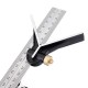 12 Inch 300mm Adjustable Combination Square Angle Ruler 45/90 Degree With Bubble Level