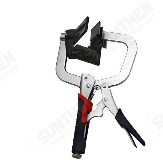 10 Inch Woodworking 90° Angle Vigorously Plier V-shaped Face Clamp With Conor For Drawer Cabinet Woodworking Toolsr For Drawer Woodworking Tools 10 Inch Woodworking 90° Angle Vigorously Plier V-shaped Face Clamp With Conor For Drawer Cabinet Woodworking Toolsr For Drawer Woodworking Tools