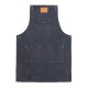 Denim Bib Apron Leather Strap Barista Baker Work Uniform Bartender BBQ Chef Cook Woodworking Apron Denim Bib Apron Leather Strap Barista Baker Work Uniform Bartender BBQ Chef Cook Woodworking Apron