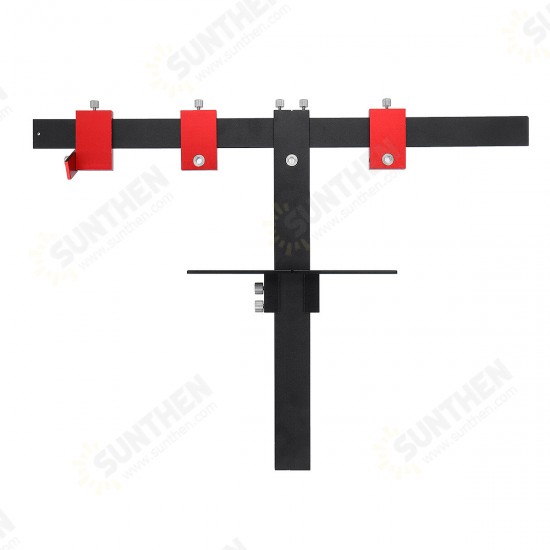 DocotorWood Aluminum Alloy Cabinet Hardware Jig Fixture 4MM+5MM Punching Locator Woodworking Drill Positioning Guide T-ruler DocotorWood Aluminum Alloy Cabinet Hardware Jig Fixture 4MM+5MM Punching Locator Woodworking Drill Positioning Guide T-ruler