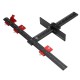 DocotorWood Aluminum Alloy Cabinet Hardware Jig Fixture 4MM+5MM Punching Locator Woodworking Drill Positioning Guide T-ruler DocotorWood Aluminum Alloy Cabinet Hardware Jig Fixture 4MM+5MM Punching Locator Woodworking Drill Positioning Guide T-ruler