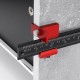 DocotorWood Aluminum Alloy Cabinet Hardware Jig Fixture 4MM+5MM Punching Locator Woodworking Drill Positioning Guide T-ruler DocotorWood Aluminum Alloy Cabinet Hardware Jig Fixture 4MM+5MM Punching Locator Woodworking Drill Positioning Guide T-ruler