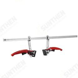 Double Force Variable Clamp Ratchet F Clamp Tightened And Externally Supported Heavy-duty F Clamp Woodworking DIY Hand Tool Double Force Variable Clamp Ratchet F Clamp Tightened And Externally Supported Heavy-duty F Clamp Woodworking DIY Hand Tool