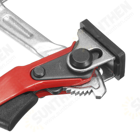 Double Force Variable Clamp Ratchet F Clamp Tightened And Externally Supported Heavy-duty F Clamp Woodworking DIY Hand Tool Double Force Variable Clamp Ratchet F Clamp Tightened And Externally Supported Heavy-duty F Clamp Woodworking DIY Hand Tool