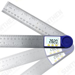 0-200mm Digital Meter Angle Inclinometer Digital Angle Ruler Electron Goniometer Protractor Stainless Steel Angle Finder Measuring Tool 0-200mm Digital Meter Angle Inclinometer Digital Angle Ruler Electron Goniometer Protractor Stainless Steel Angle Finder Measuring Tool