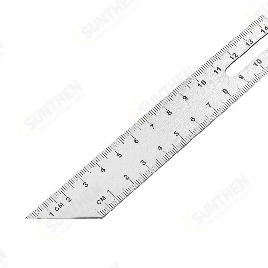 0-22/0-27cm Sliding Angle Ruler T Bevel Hardwood Handle Rotatable Engineer Ruler for Woodworking