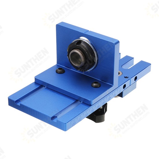 08450 Aluminum Alloy Dowelling Jig Set Wood Dowel Drilling Position Jig Woodworking Tool