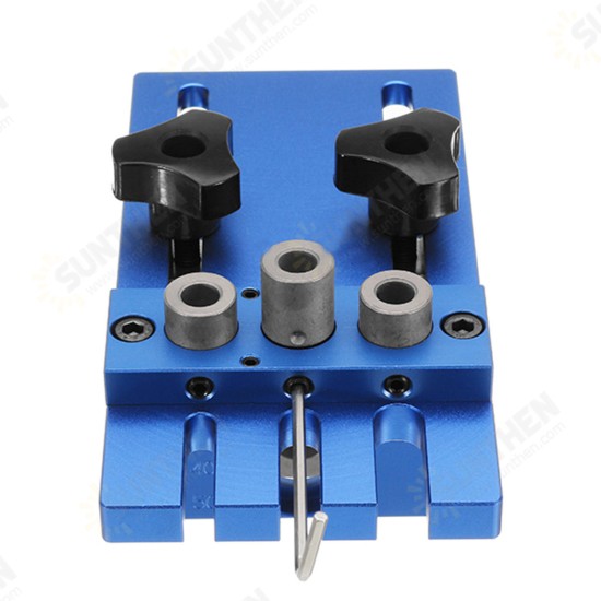 08450 Aluminum Alloy Dowelling Jig Set Wood Dowel Drilling Position Jig Woodworking Tool