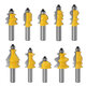 10 Piece 1/2 Inch Shank Architectural Molding Router Bit Set Door Picture Frame Bits with Wood Case Trimming Milling Cutter For Cutter Power Tools 10 Piece 1/2 Inch Shank Architectural Molding Router Bit Set Door Picture Frame Bits with Wood Case Trimming Milling Cutter For Cutter Power Tools