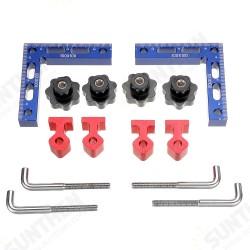 100mm Woodworking Precision Clamping Square L-Shaped Auxiliary Fixture Splicing Board Positioning Panel Fixed Clip Clamp Carpenter Square Ruler 100mm Woodworking Precision Clamping Square L-Shaped Auxiliary Fixture Splicing Board Positioning Panel Fixed Clip Clamp Carpenter Square Ruler