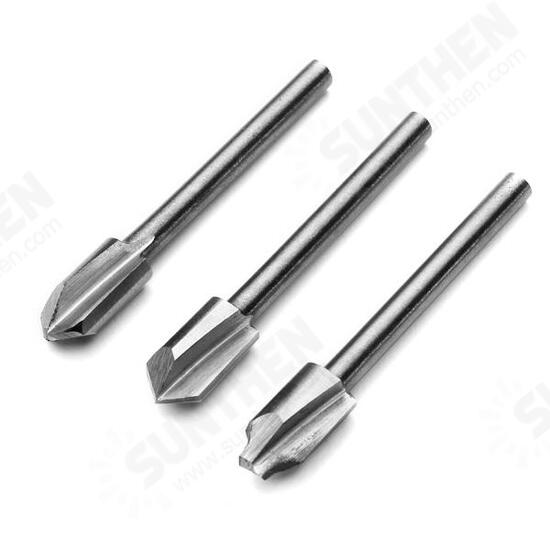10pcs 1/8 Inch Shank Wood Working Router Bit Dremel Rotary Tool Parts 10pcs 1/8 Inch Shank Wood Working Router Bit Dremel Rotary Tool Parts