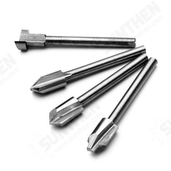 10pcs 1/8 Inch Shank Wood Working Router Bit Dremel Rotary Tool Parts 10pcs 1/8 Inch Shank Wood Working Router Bit Dremel Rotary Tool Parts
