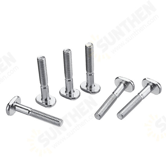 10pcs M6x40mm T-Nut T Sliding Screws For 30 Series Miter Track Woodworking Tool