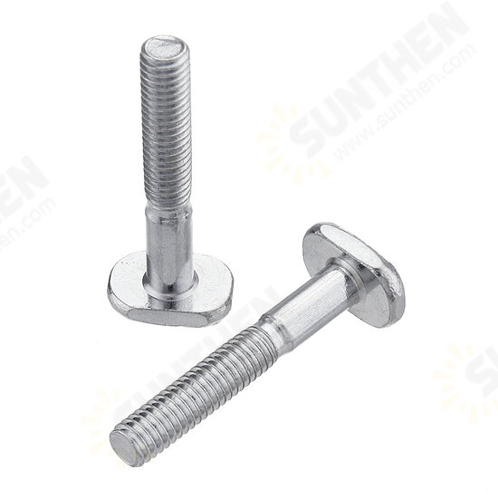 10pcs M6x40mm T-Nut T Sliding Screws For 30 Series Miter Track Woodworking Tool 10pcs M6x40mm T-Nut T Sliding Screws For 30 Series Miter Track Woodworking Tool