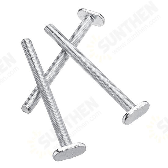 10pcs M8x100mm T-Nut Sliding Screws For 30 Series Miter Track T-Slot Woodworking Tool 10pcs M8x100mm T-Nut Sliding Screws For 30 Series Miter Track T-Slot Woodworking Tool
