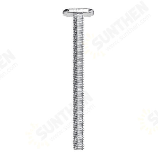 10pcs M8x100mm T-Nut Sliding Screws For 30 Series Miter Track T-Slot Woodworking Tool 10pcs M8x100mm T-Nut Sliding Screws For 30 Series Miter Track T-Slot Woodworking Tool